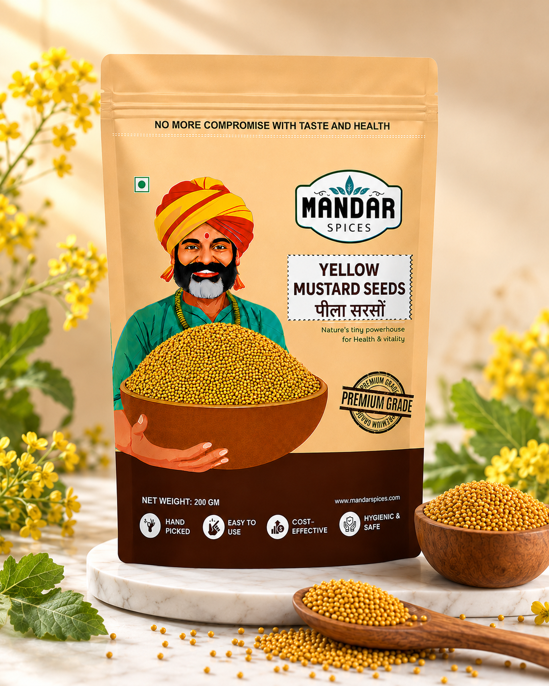 Yellow Mustard Seeds